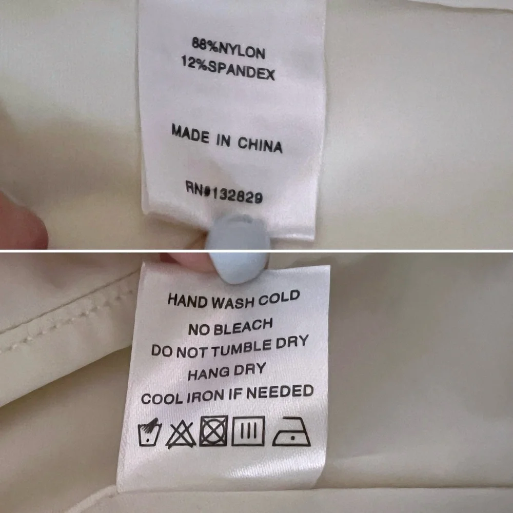 Revolve Super Down Amira Cut Out Dress in Ivory • XS - Picture 8 of 10